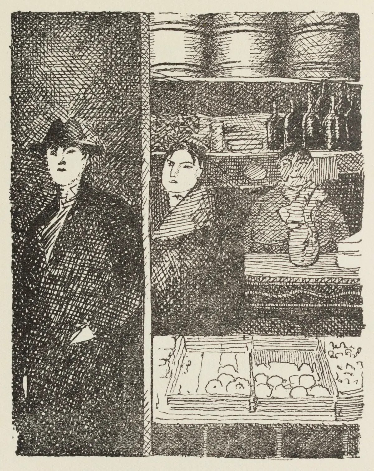 Marcel Lecomte and Léon Spilliaert: cover and illustration.