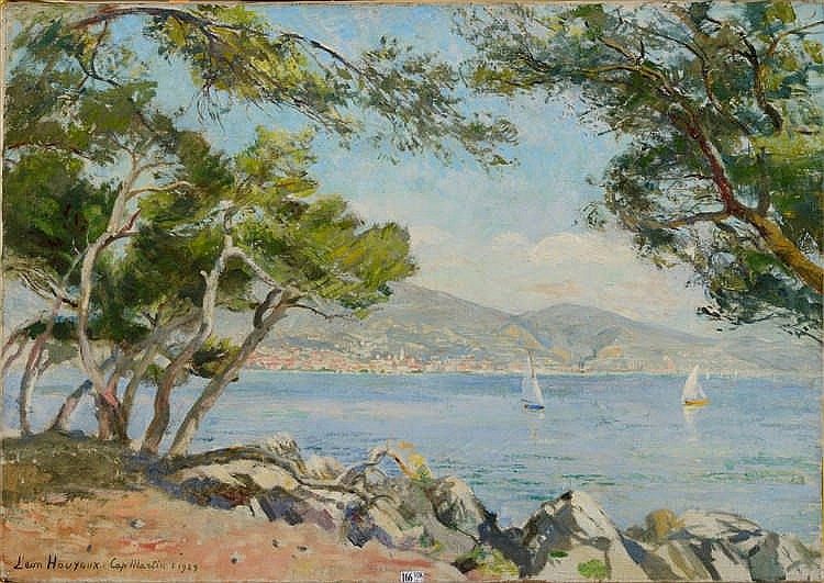 Travels and discoveries: Cap Martin, luminous garden and beach scene.
